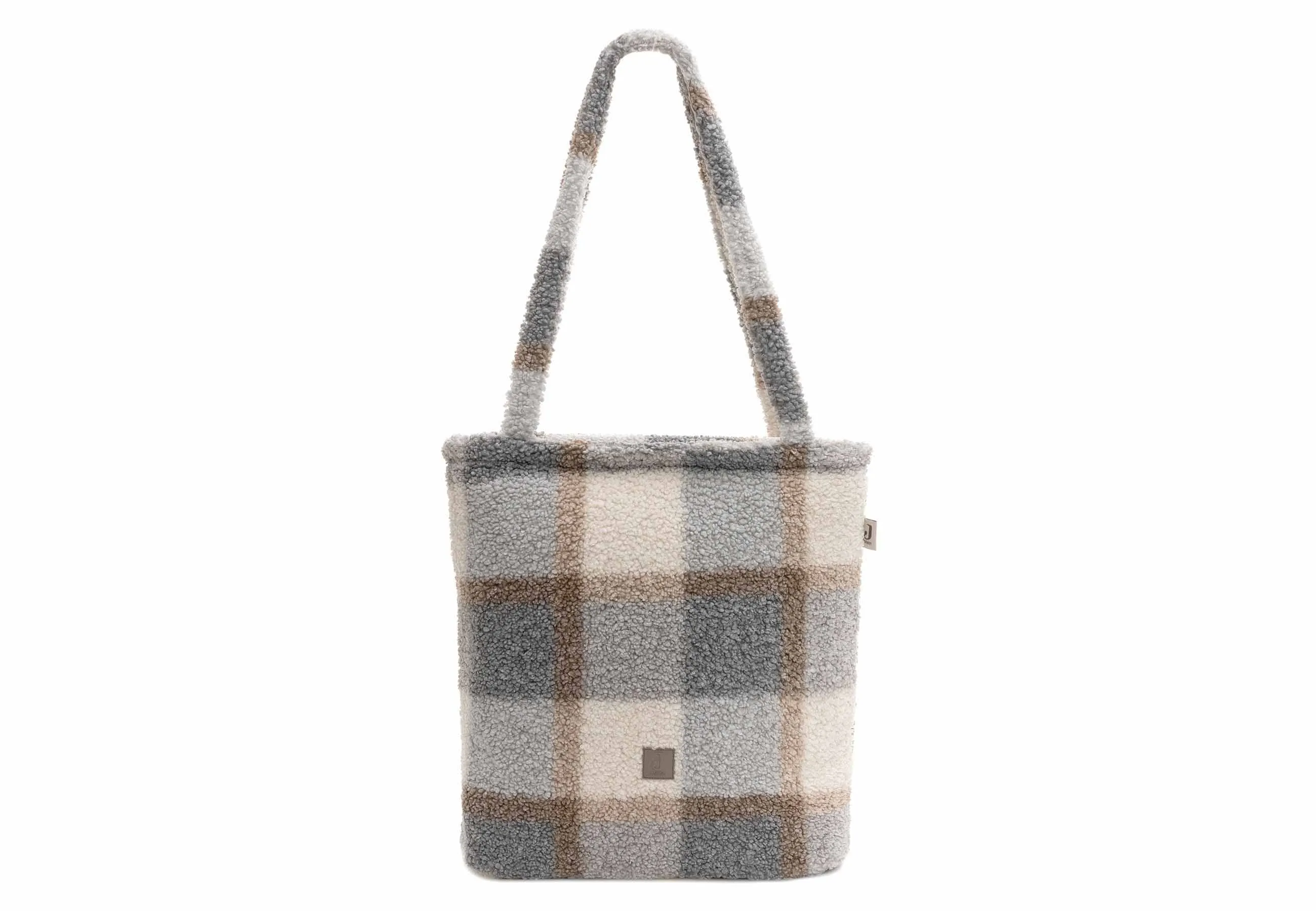 Diaper Bag Shopper Check - Boucle