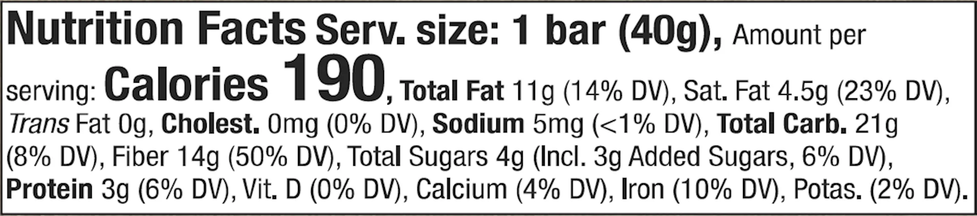 Dr. Mercola Mitomix Bars Double Chocolate 12 Bars