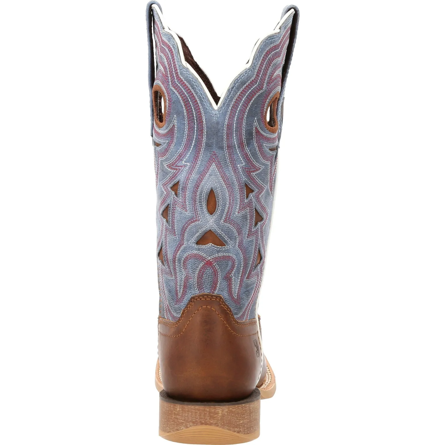 Durango Womens Lady Rebel Pro Golden/Periwinkle Leather Cowboy Boots