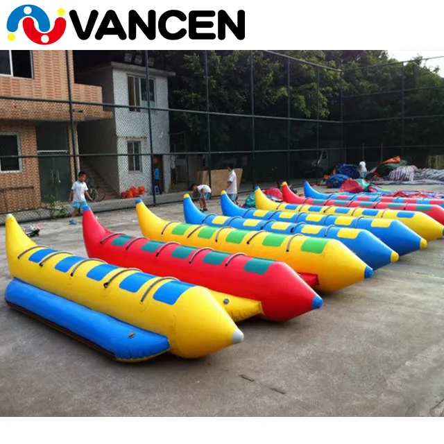 Factory Customizable 0.9mm Pvc Tarpaulin Small Yellow One Tube 5 Seats Inflatable Flying Fish Banana Boat For Sale - Buy Inflatable Flying Fish Banana Boat,Inflatable Banana Boat For Sale,Small Fishing Inflatable Boat Product on Alibaba.com