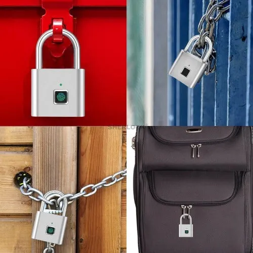 Fingerprint Smart Keyless USB Rechargeable Padlock