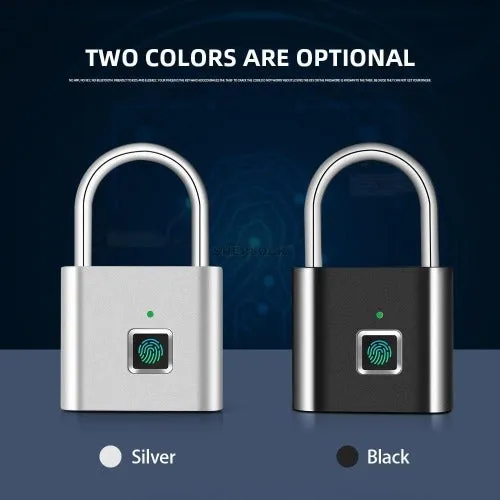 Fingerprint Smart Keyless USB Rechargeable Padlock