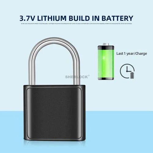 Fingerprint Smart Keyless USB Rechargeable Padlock