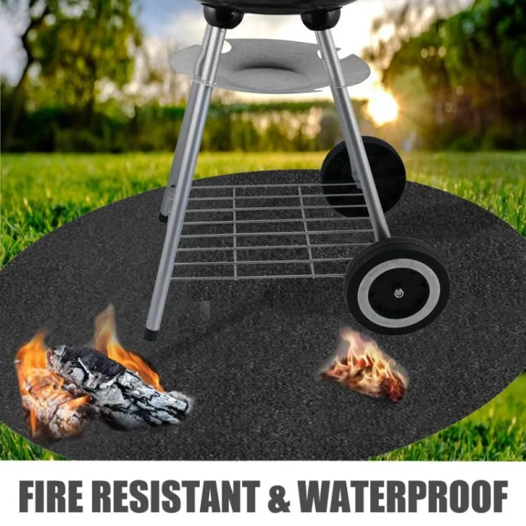 Fireproof Grill Mat Fiberglass High Temperature Resistant Camping Mat 24 Inches