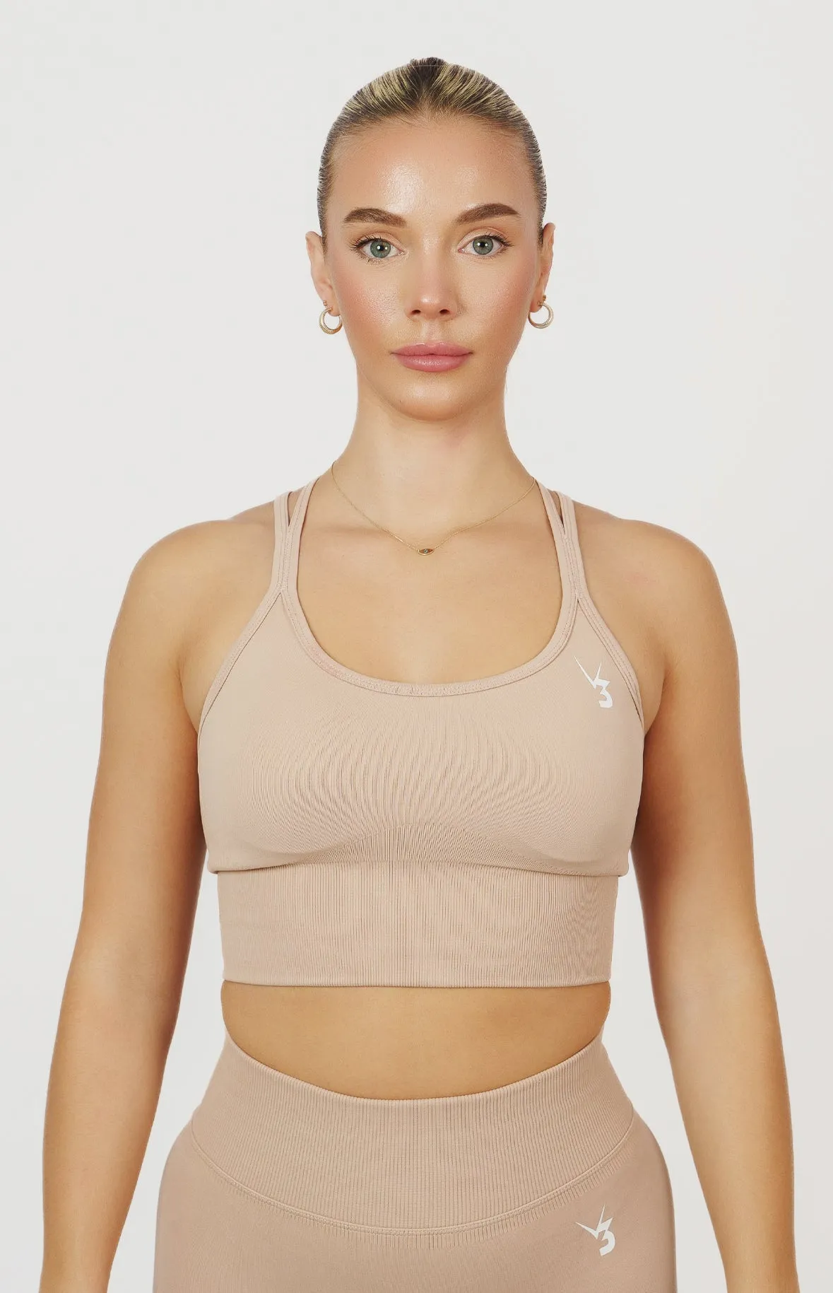 Form Seamless Strappy Sports Bra - Dusty Pink