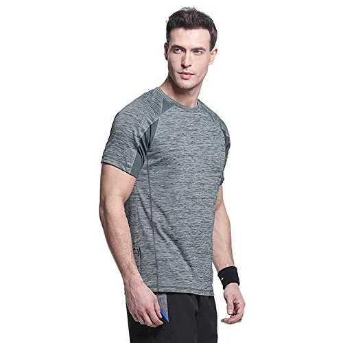 Fortitude Sports Men's Gym T Shirt | Breathable Quick Dry Fit Running Shirt