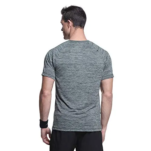 Fortitude Sports Men's Gym T Shirt | Breathable Quick Dry Fit Running Shirt