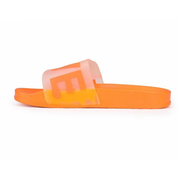 GIRLS ORANGE SLIDER SLIPPERS