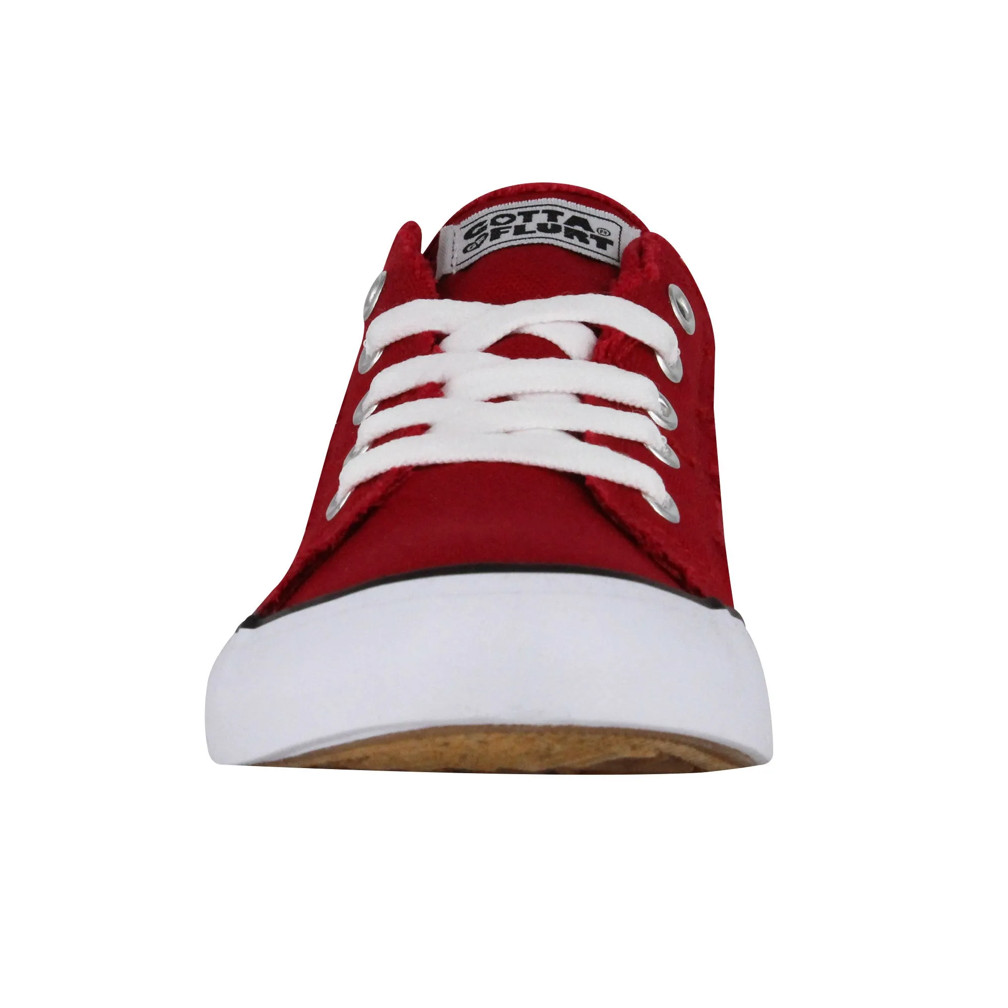 Gotta Flurt Women's Classic II Red Canvas Low-Top Casual Sneaker