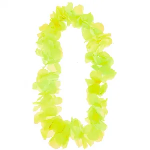 Hawaii Flower Lei - Neon Yellow