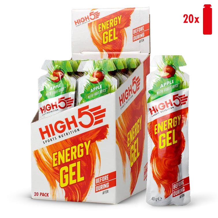 High 5 Energy Gel 20 Pack - Apple