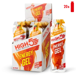 High 5 Energy Gel 20 Pack - Mango