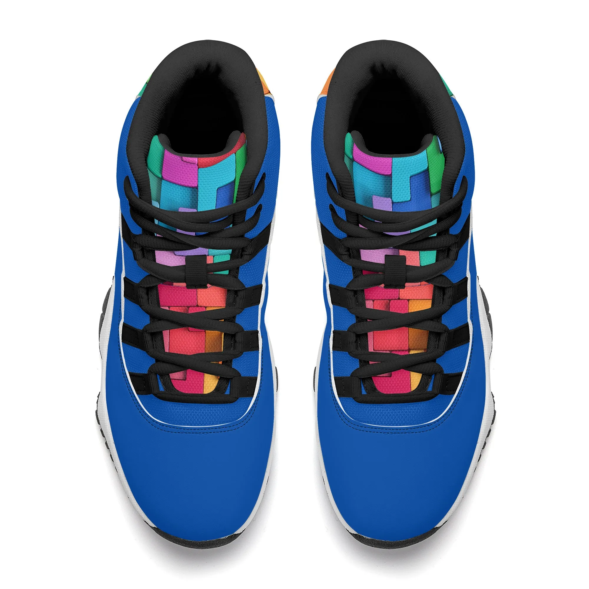 High Top Air Retro Sneakers - Blue