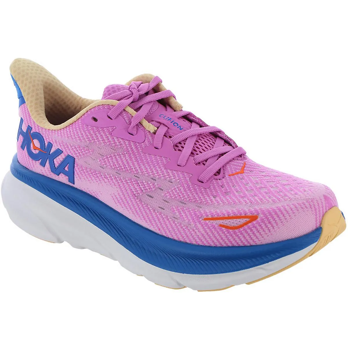 Hoka One One Womens Clifton 9 Walking Fitness Running Shoes