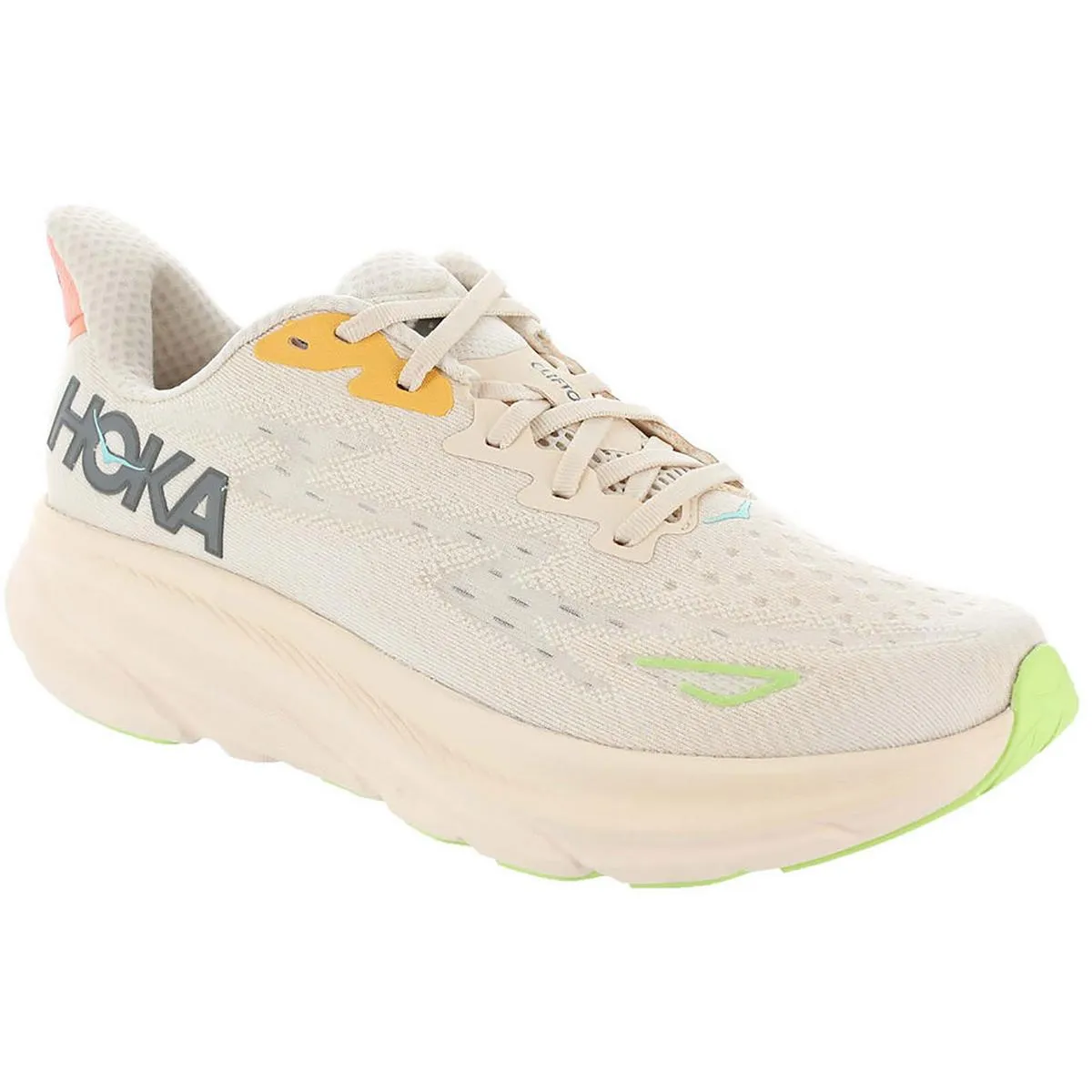 Hoka One One Womens Clifton 9 Walking Fitness Running Shoes