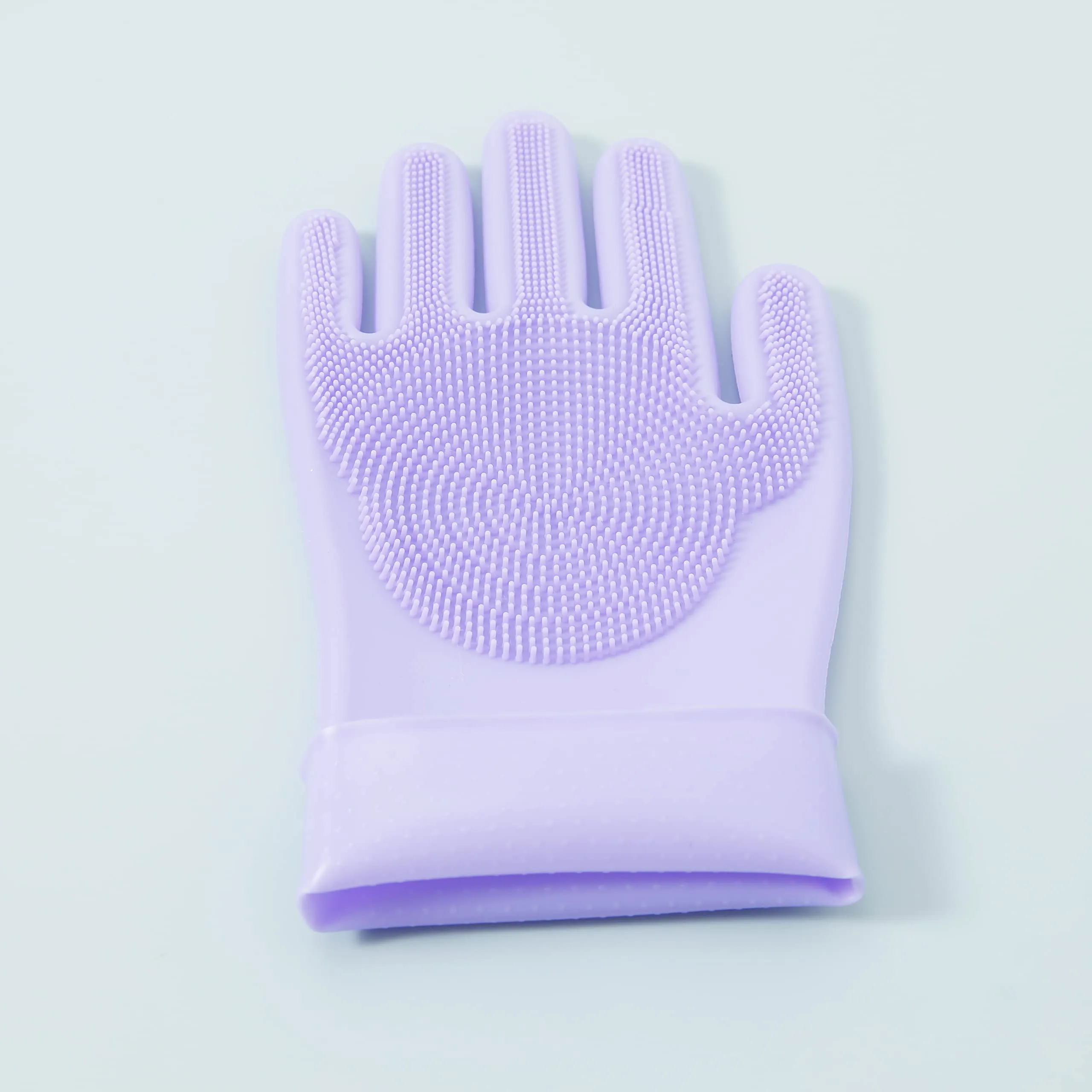 Homestic Multi-Purpose Silicon Gloves For Kitchen Cleaning, Pet Grooming & Gardening|Reusable Gardening Gloves|Heat Resistant For Better Protection|Non-Slippery & Durable |LG2002-2|Purple