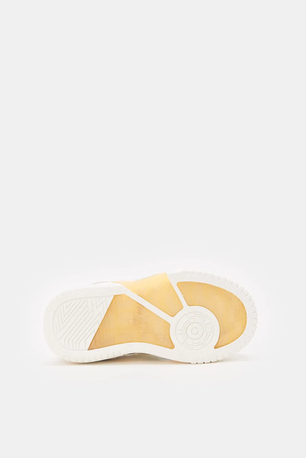 Infant Boys Cream Velcro Sneaker