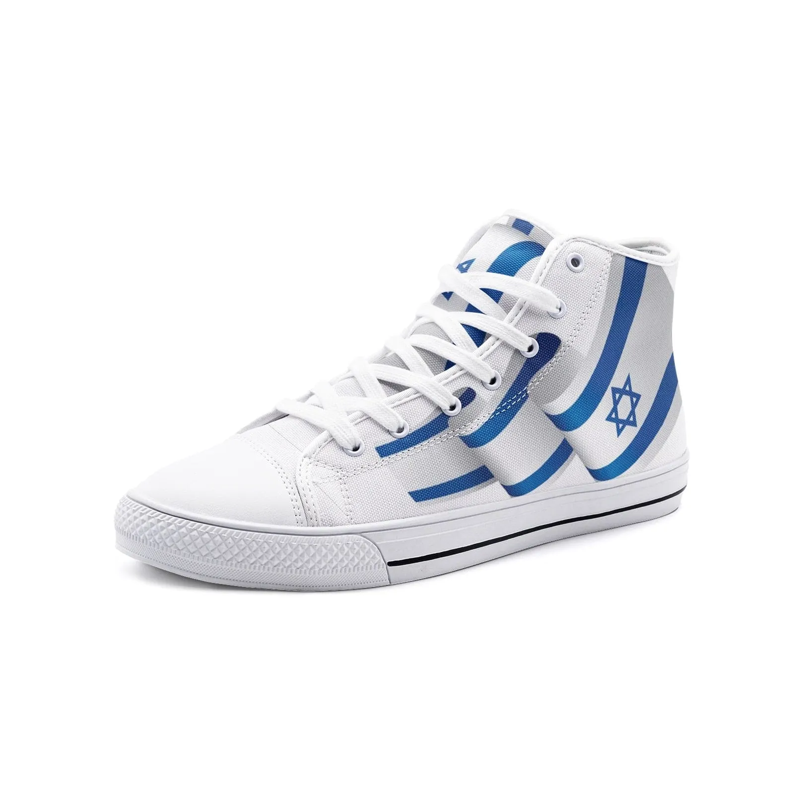 Israel Flag Unisex High Top Runner Shoes