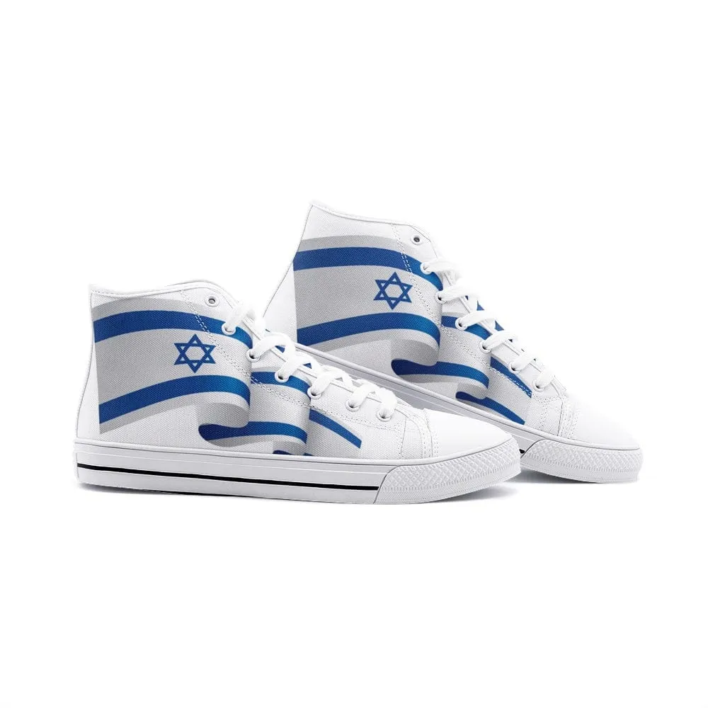 Israel Flag Unisex High Top Runner Shoes