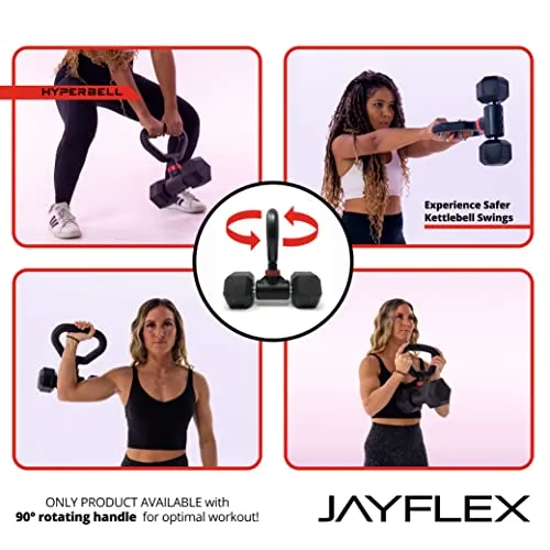 Jayflex Hyperbell Convert Dumbbell Weights to Kettlebell