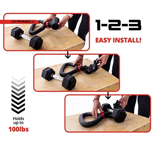 Jayflex Hyperbell Convert Dumbbell Weights to Kettlebell