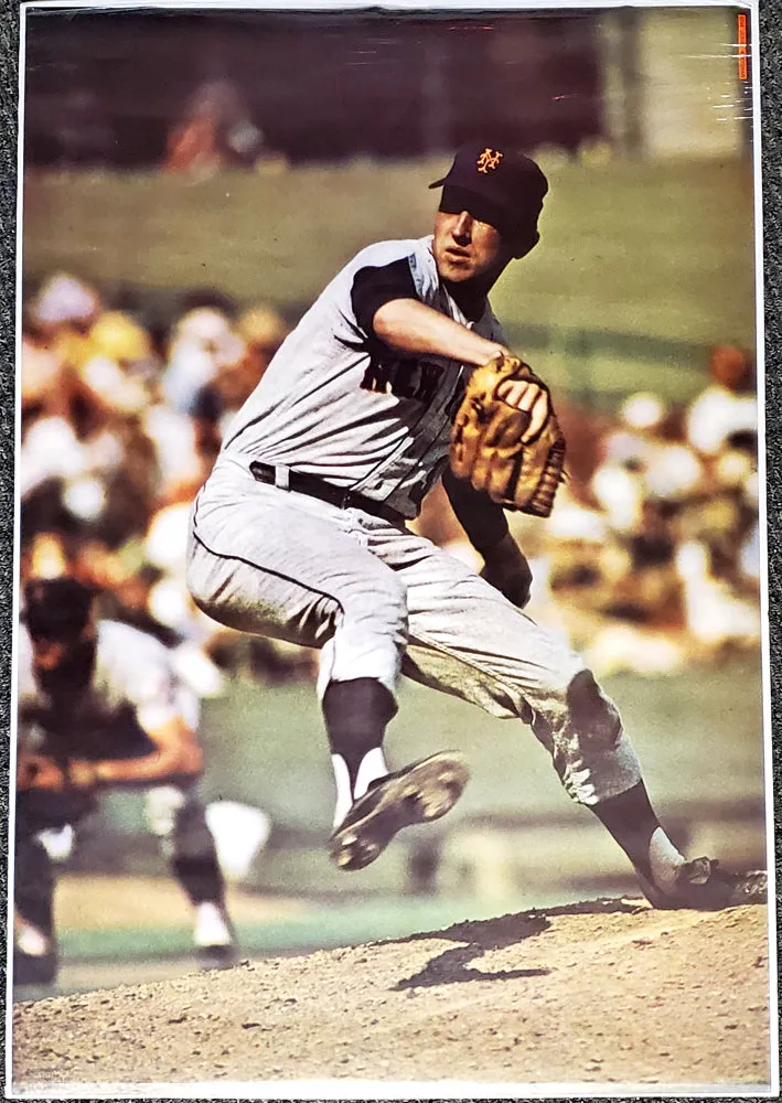 Jerry Koosman "SI Classic" New York Mets Baseball Action Poster (#6N4)- Renselaar Corp. 1968