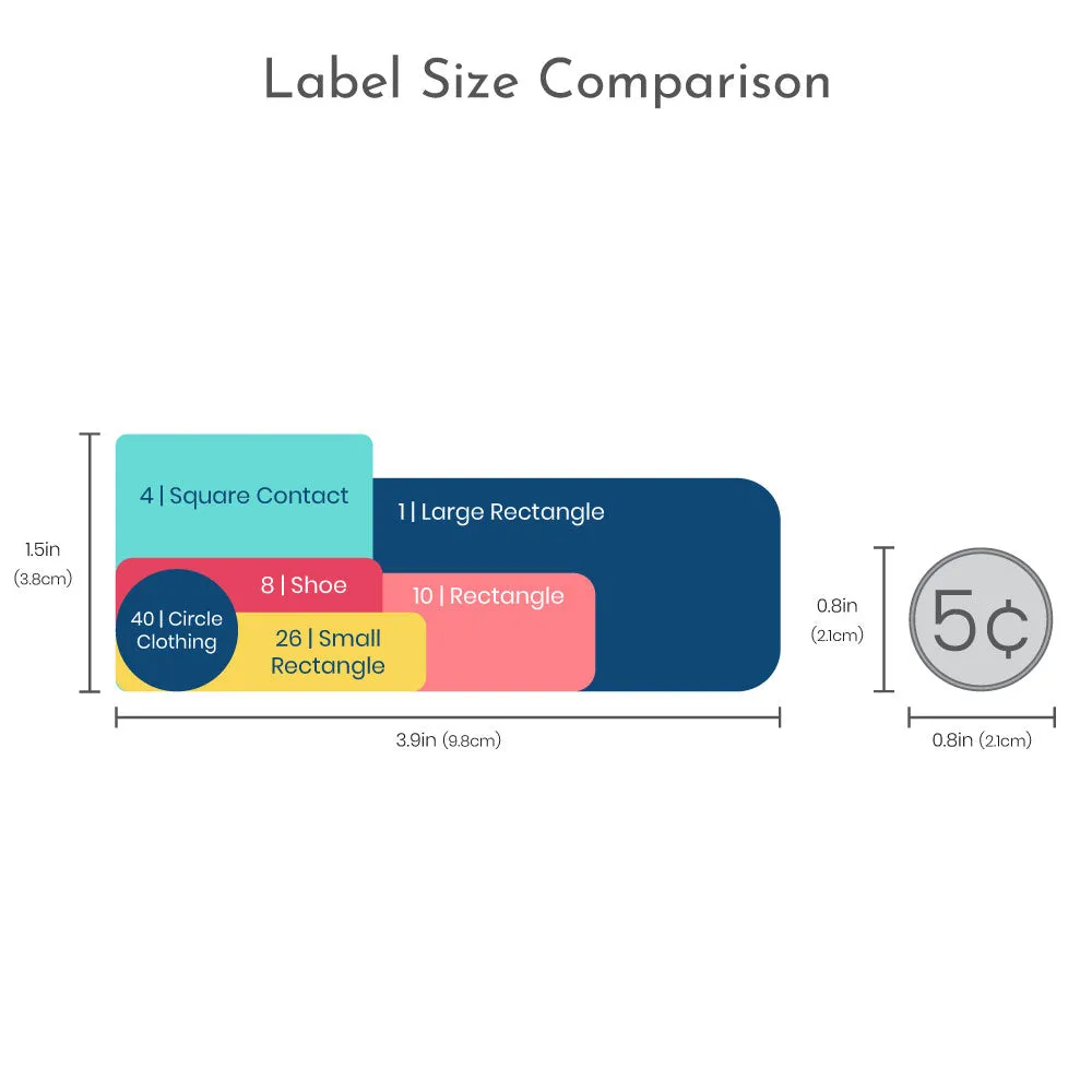 Jersey School Labels Pack