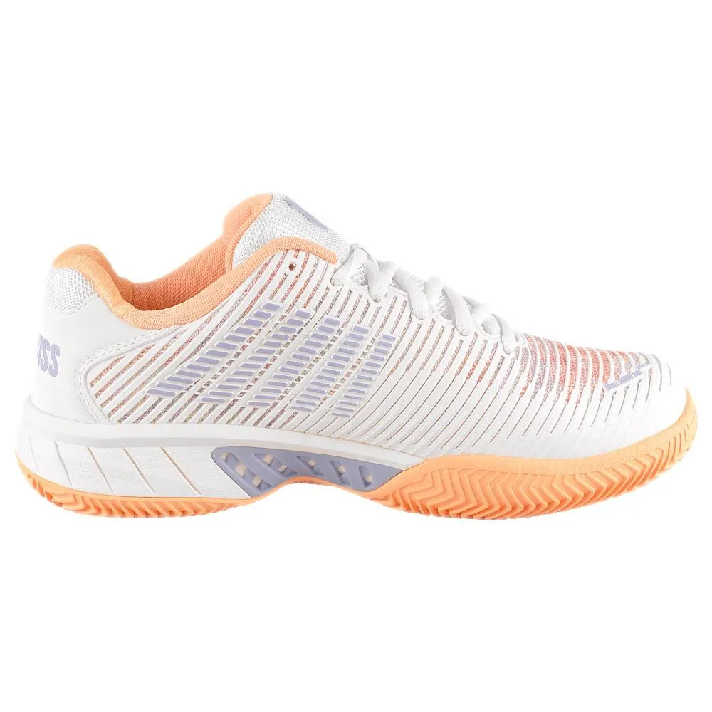 K-Swiss Women's Hypercourt Express 2 - Clay - Star White/Peach Fuzz