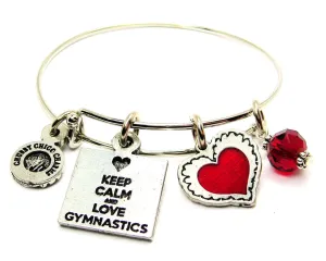 Keep Calm And Love Gymnastics Catalog Single Stacker