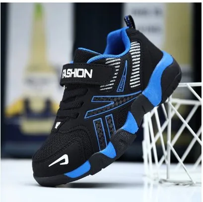 Kids Sport Sneakers - Anti-Slip Leather Casual Shoes for Boys and Girls