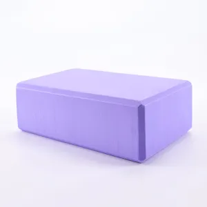 Kuber Industries High-Density Yoga Block|Lightweight & Portable Yoga Brick|Improve Strength & Flexibility (Light Purple)