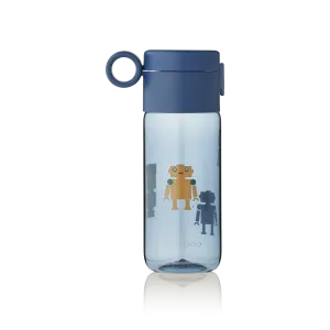 Liewood Clemence Tritan Drinking Bottle 350ml | Robots /Indigo blue