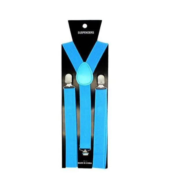 Light Blue Suspenders