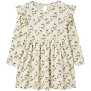 Lil'Atelier Turtledove Flower Gavo Eno Dress