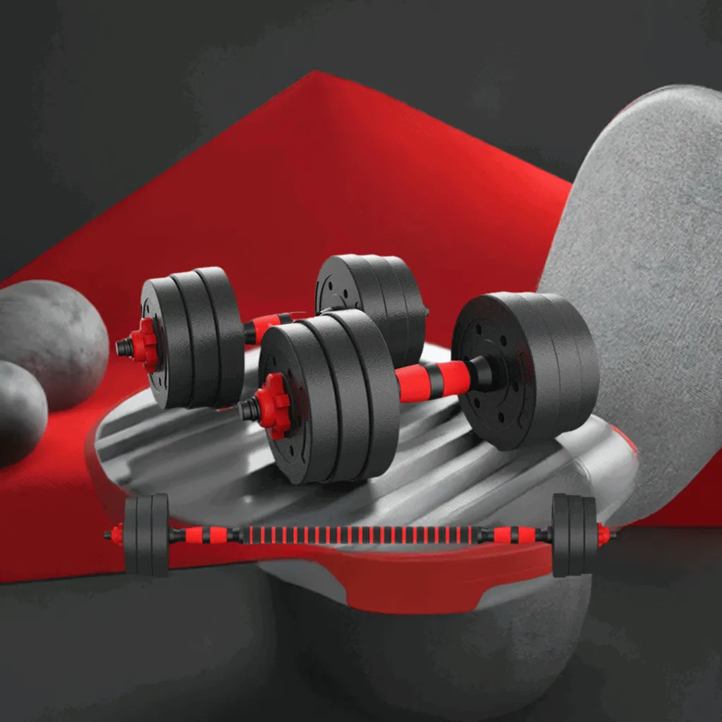 LovelyRLlovely Detachable Rubber-Coated Dumbbell