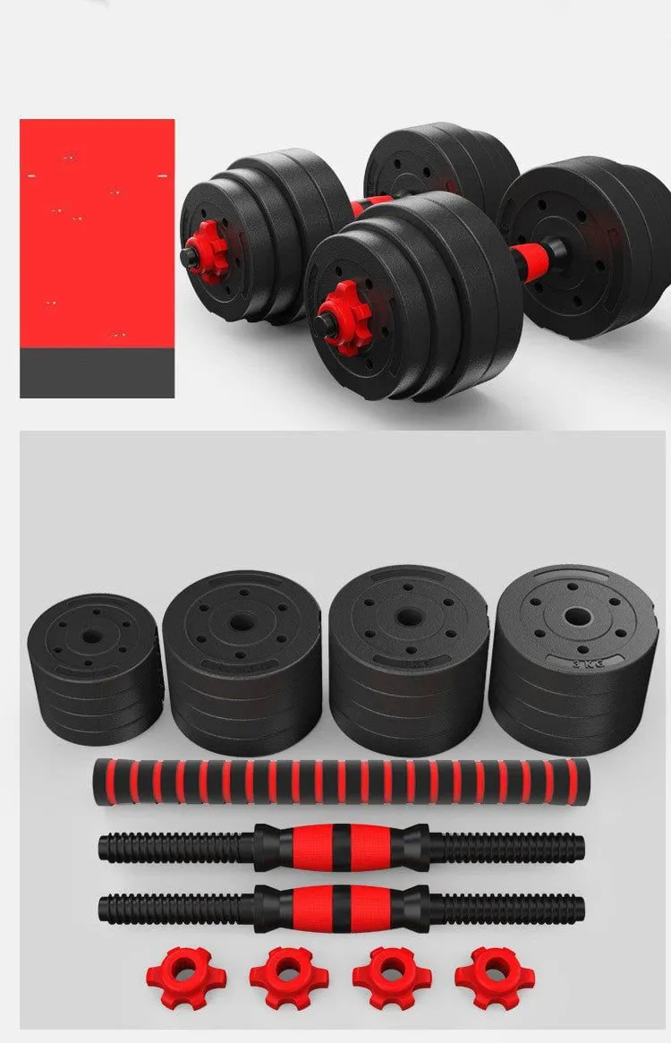 LovelyRLlovely Detachable Rubber-Coated Dumbbell