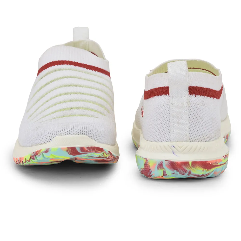 Lucy & Luke (White) Sports Lacing Shoes For Kids JAMIE152EL By Liberty