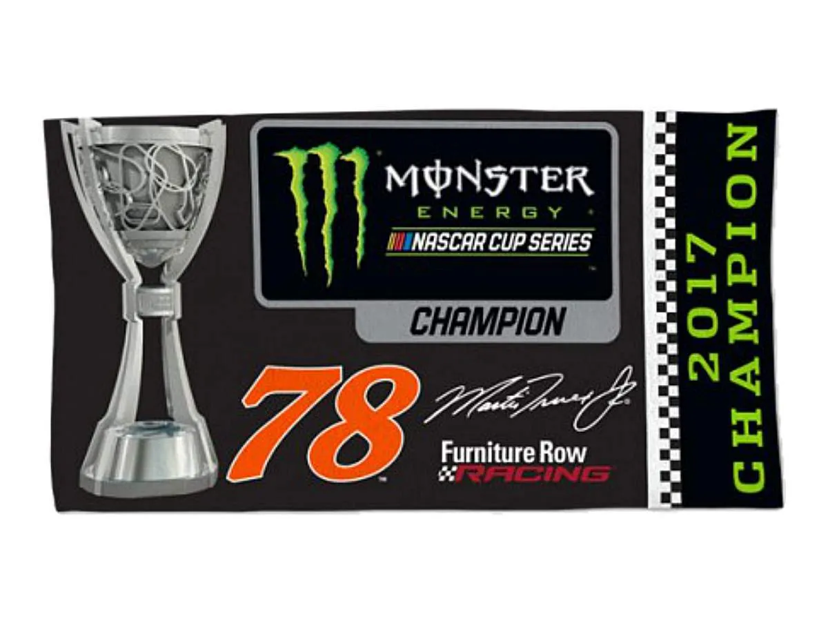 Martin Truex Jr. #78 2017 NASCAR Cup Series Champion Celebration Towel