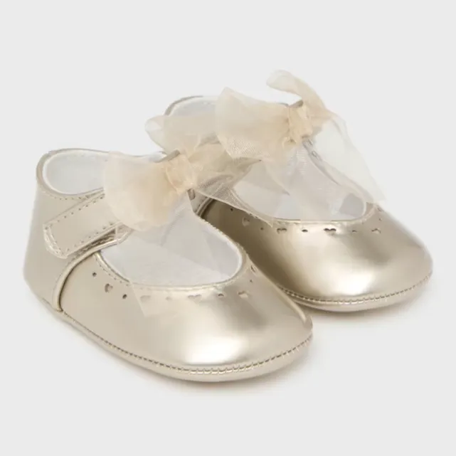 Mary Jane Infant Flats - Gold