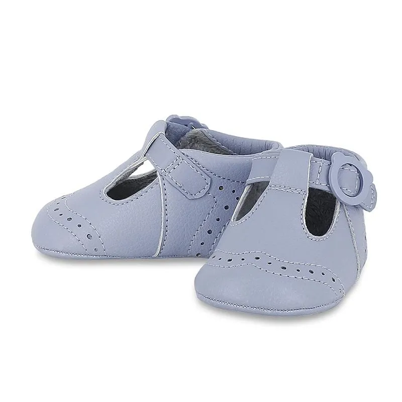 MAYORAL - T Bar Pram Shoe - Blue