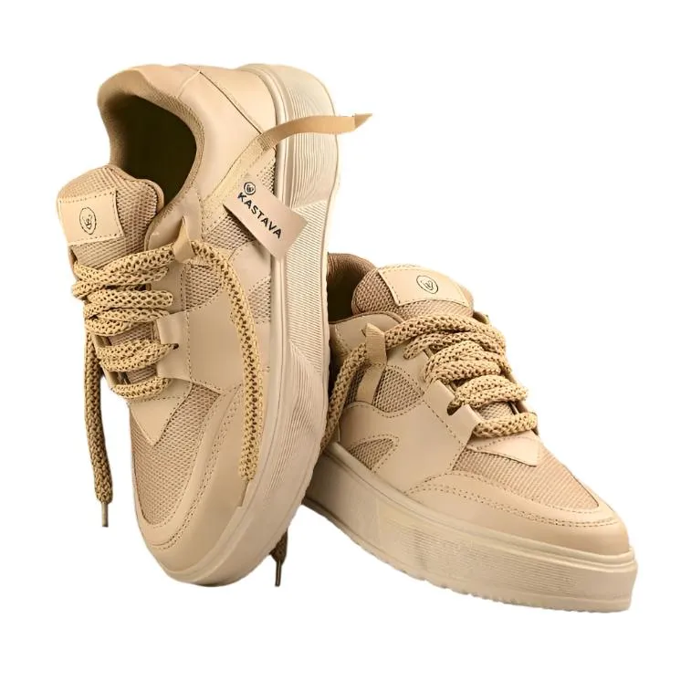 Men's High Heel Stylish Tan Casual Shoes