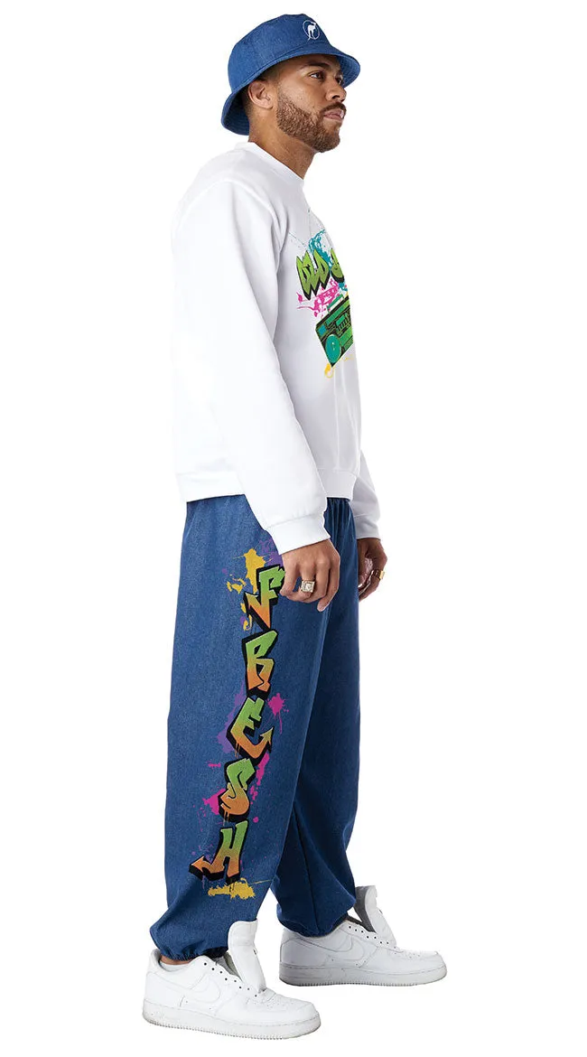 Men's Old School Rapper Costume