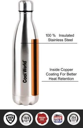 Nabhya Cool World Thermo Steel Hot and Cold Vacuum Flask (1800ml)