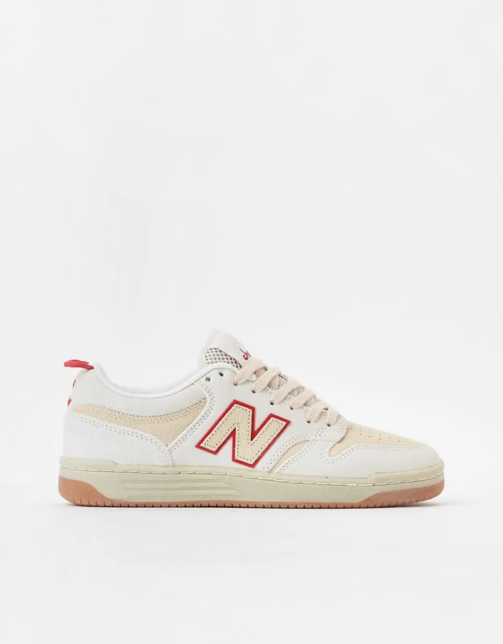 New Balance Numeric x Chocolate 480 Skate Shoes - Sea Salt/White