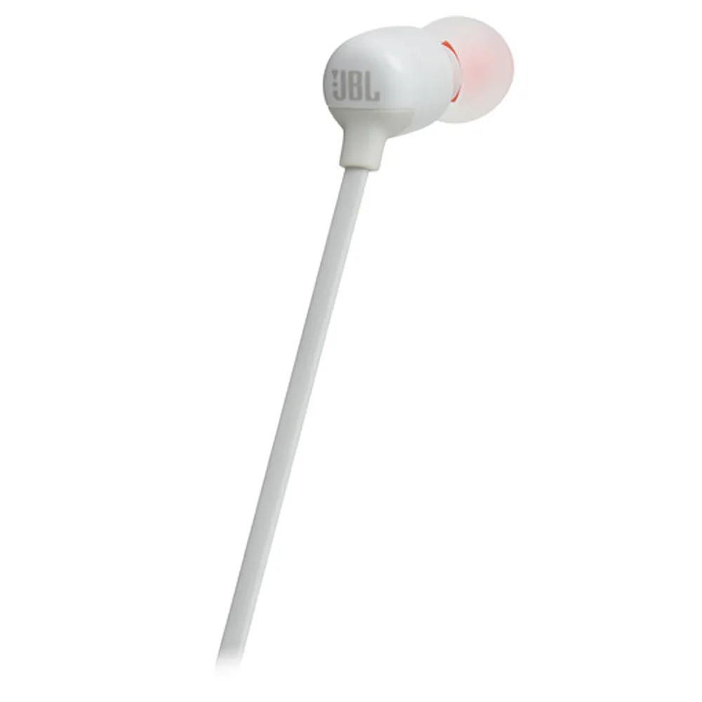 New JBL Tune 110BT Wireless In-Ear Headphones Pure Bass Color White