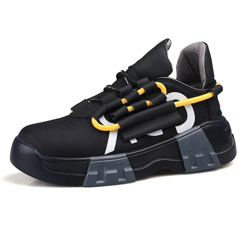 New Men Lace-Up Breather Mesh Casual Shoes