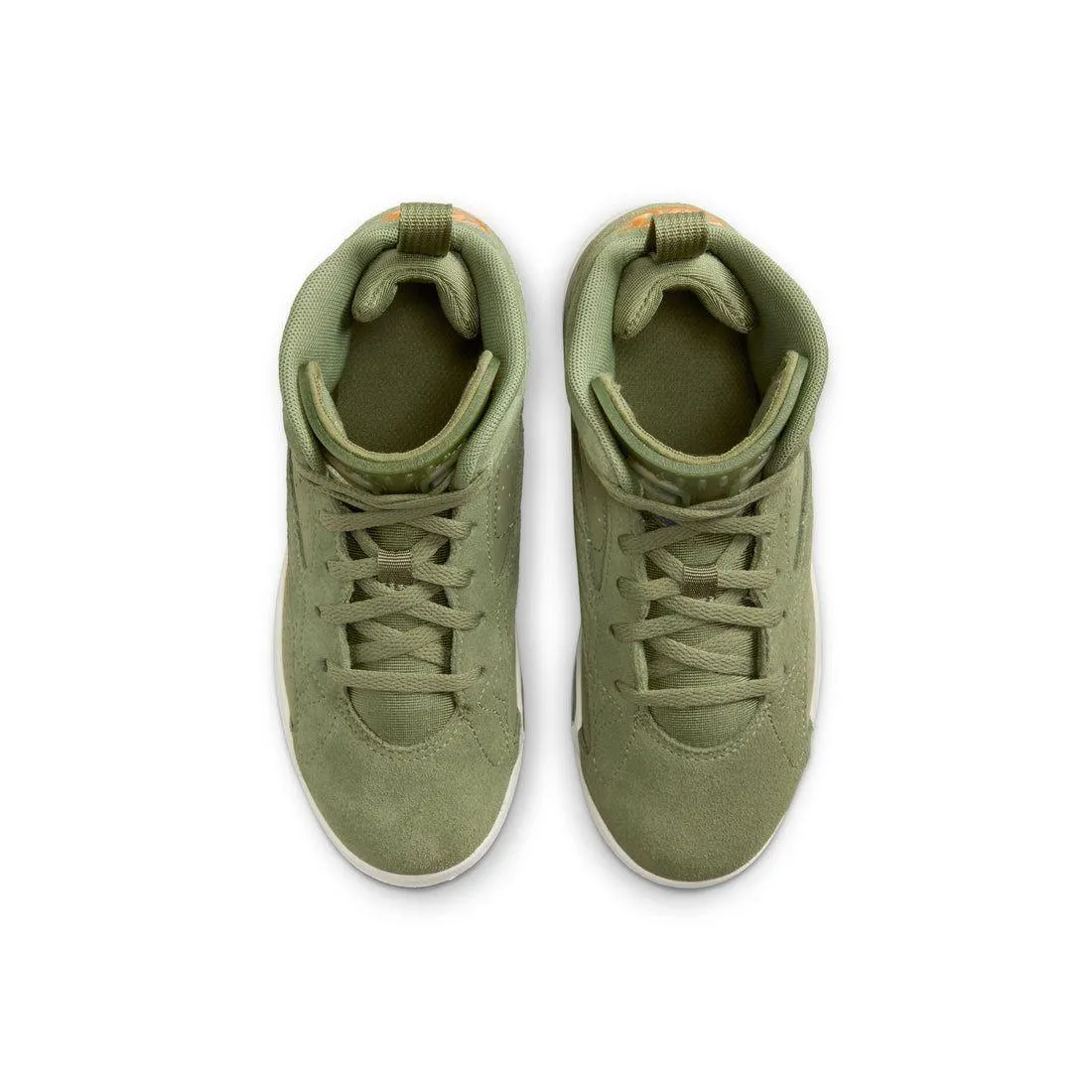 Nike Kid's Jordan MVP Shoes - Olive / Mandarin / Sail