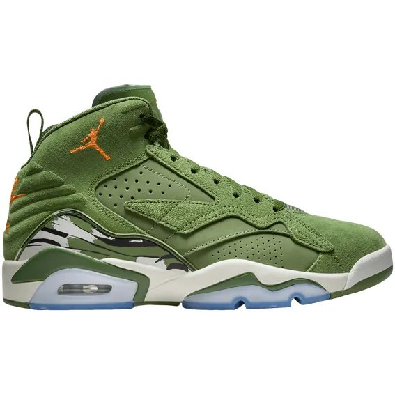 Nike Kid's Jordan MVP Shoes - Olive / Mandarin / Sail