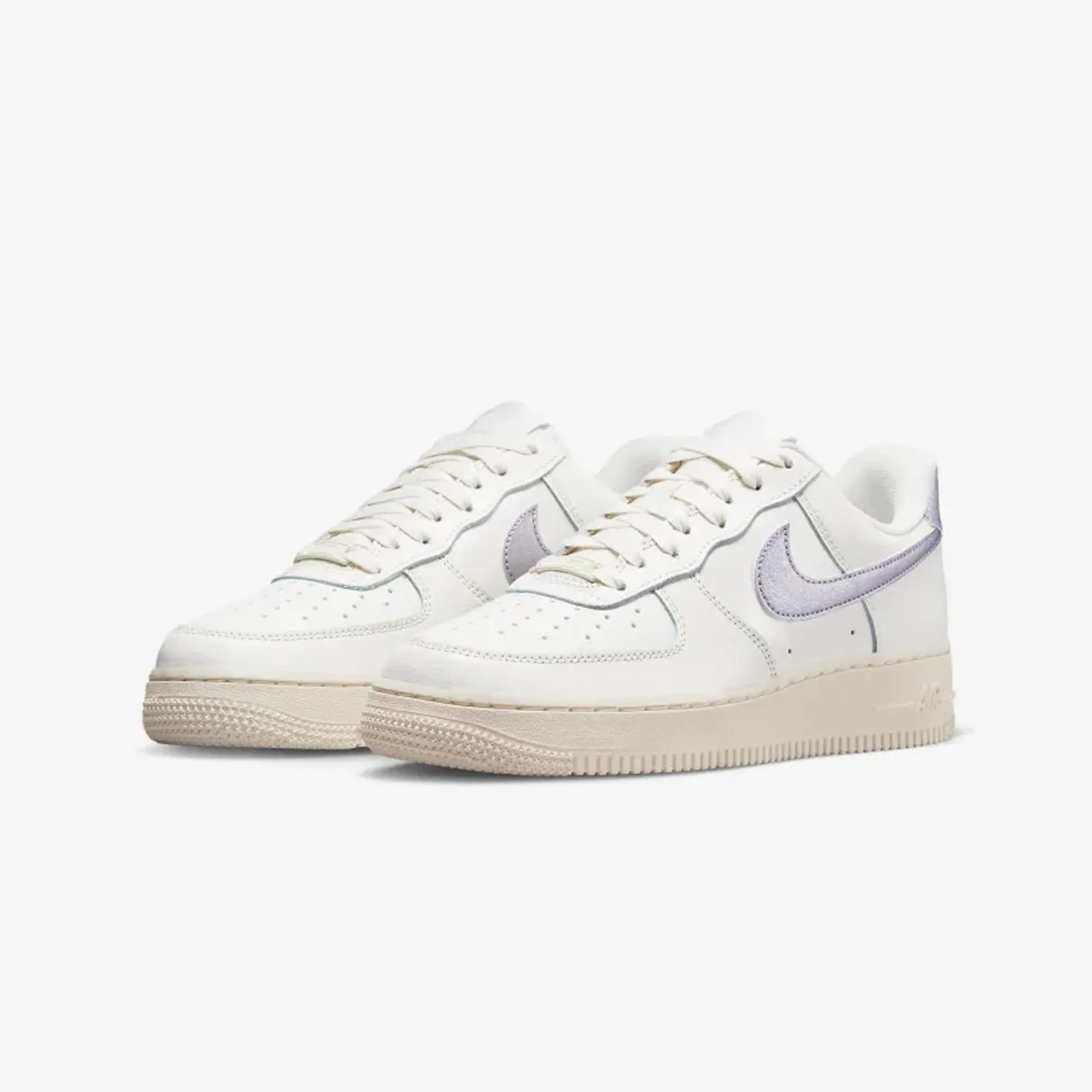 Nike | WMN'S AIR FORCE 1 '07 { SAIL/OXYGEN PURPLE