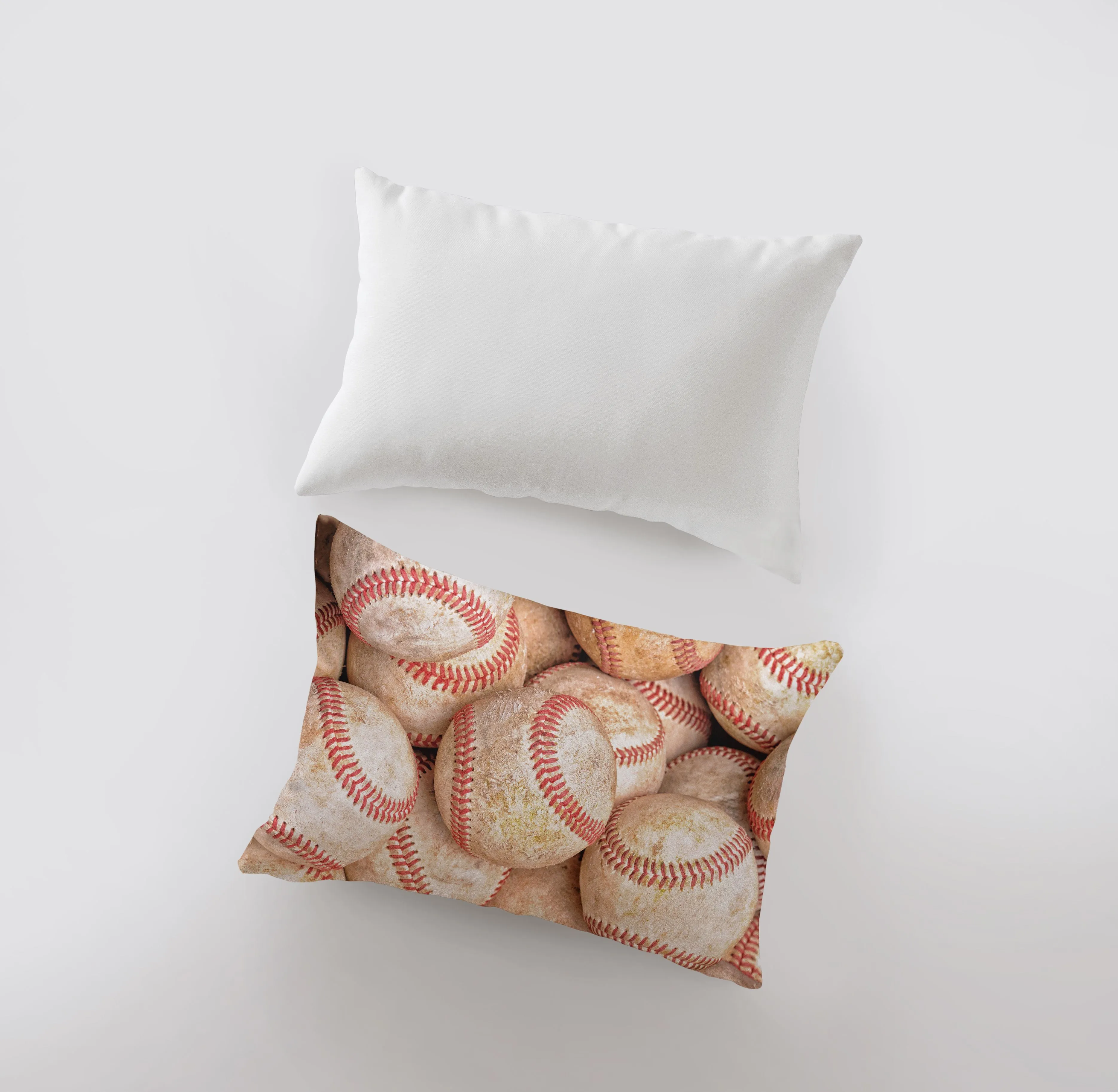 Old Baseballs | 18x12 | Custom Baseballs | Sports | Sports Fabric | Sports Fans | Baseball Gifts | Baseball Gifts for Boys | Teen Room Decor